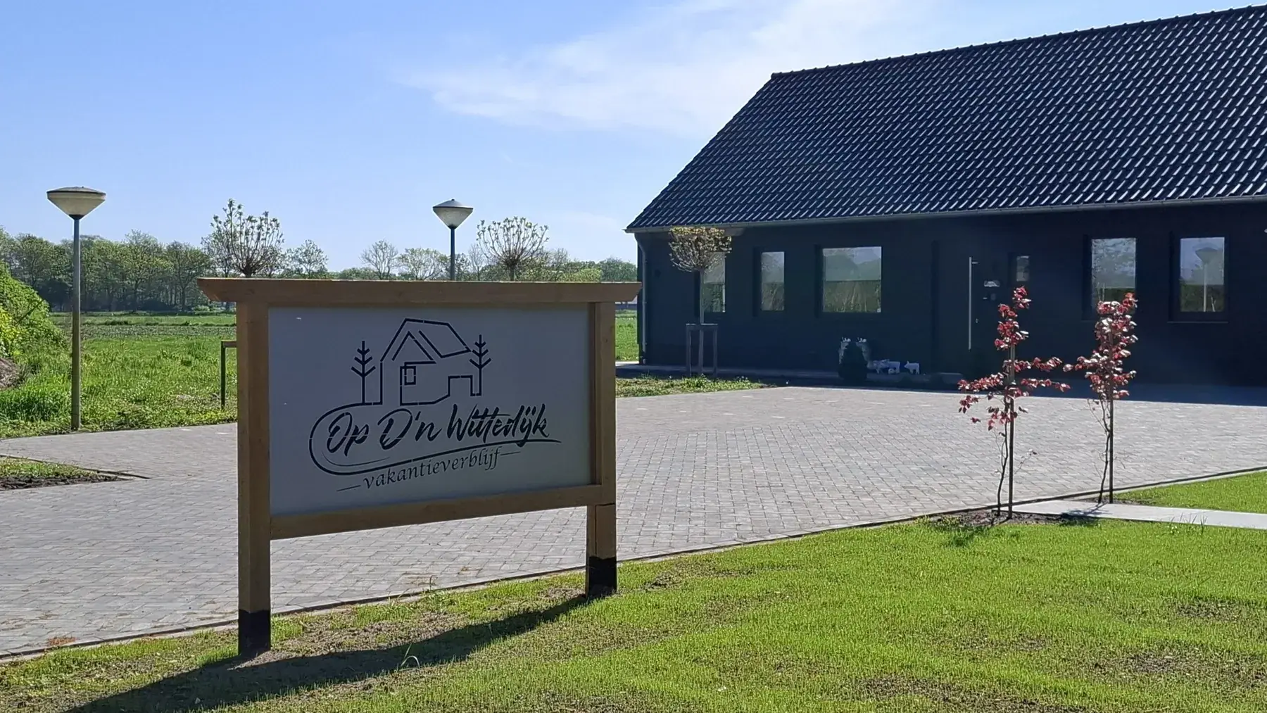 Vrijstaand vakantiehuis Op den Wittedijk tussen het groen