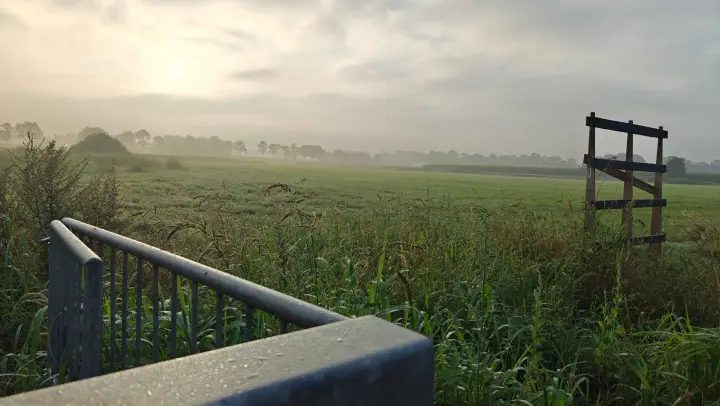 Landelijk wandelpad bij Deurne